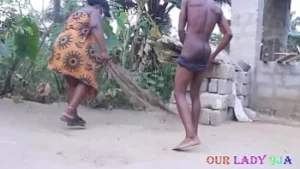 BBW africano con curvas se vuelve crudo y hardcore al aire libre por Horny BBC Local
